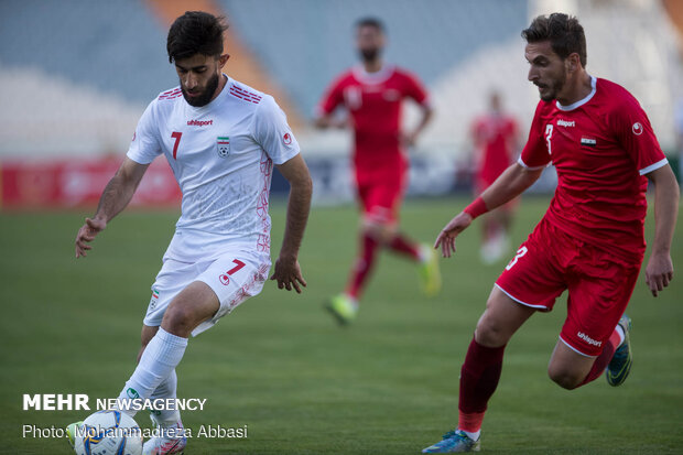 İran-Suriye futbol maçıdan fotoğraflar