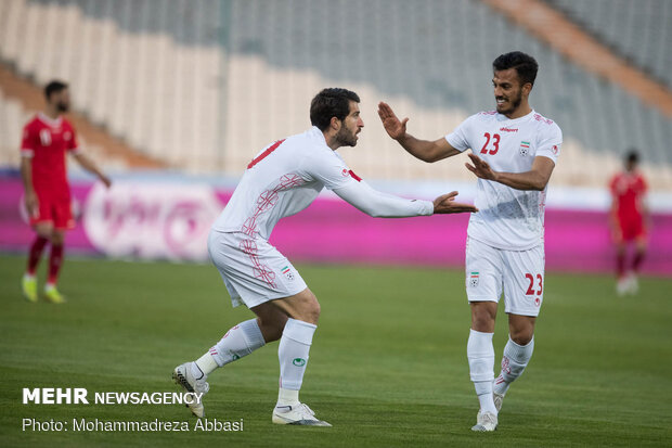 İran-Suriye futbol maçıdan fotoğraflar