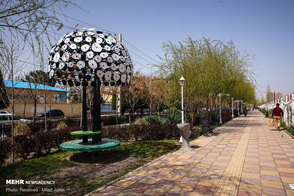 Nowruz elements in Karaj