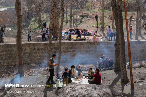 روز طبیعت در شهمیرزاد سمنان