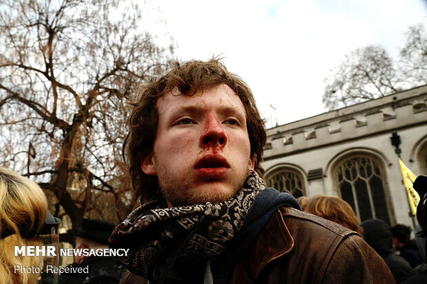 ادامه تظاهرات انگلیسی‌ها علیه لایحه افزایش سرکوبگری پلیس