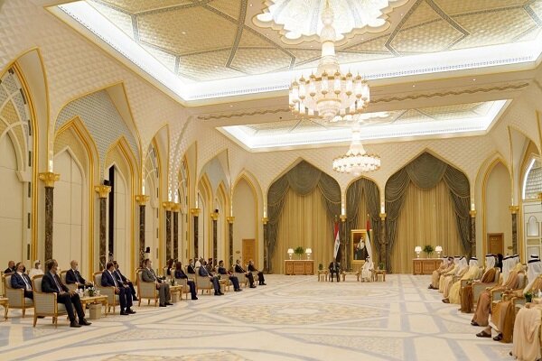 نشست فراگیر هیات عراقی به ریاست مصطفی الکاظمی در امارات