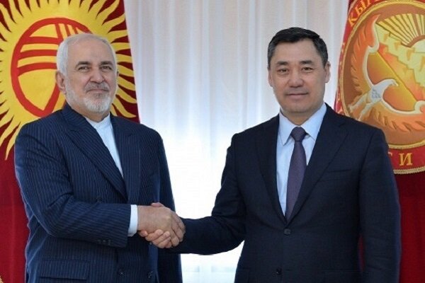 Zarif, Kırgızistan Cumhurbaşkanı ile görüştü