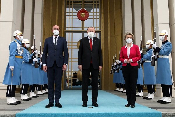 ورود دو مقام ارشد اتحادیه اروپا به آنکارا / اردوغان استقبال کرد