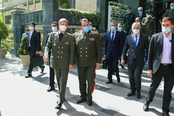 Iranian, Tajik defense ministers meeting