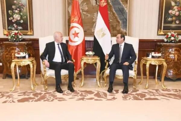 رؤسای جمهور مصر و تونس با یکدیگر دیدار می‌کنند