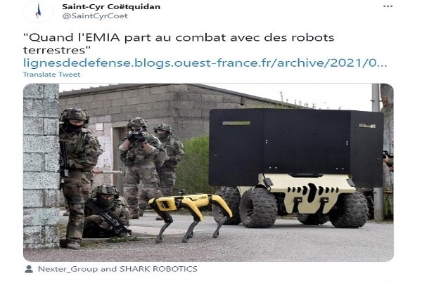 پای سگ های رباتیک به ارتش فرانسه باز شد