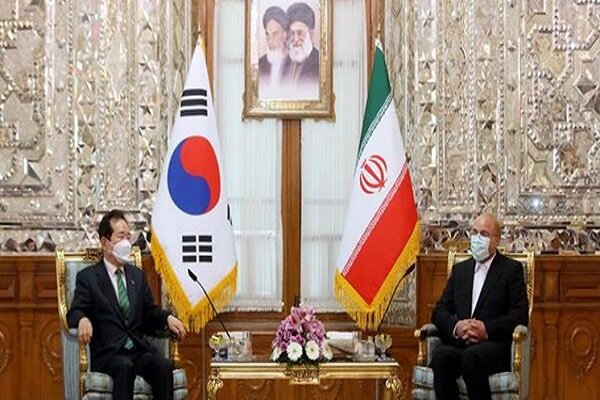 Iranian Parl. speaker, South Korean PM hold meeting in Tehran