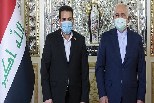 Iraq’s National Security Advisor meets Zarif