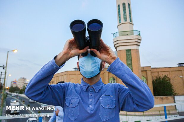 رؤية الهلال لشهر رمضان في مدينة قم