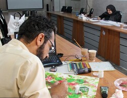 کارگاه تصویرسازی «هنر انقلاب اسلامی» در قم برگزار شد