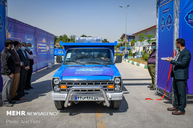 آییین افتتحاح طرح احسان رمضان