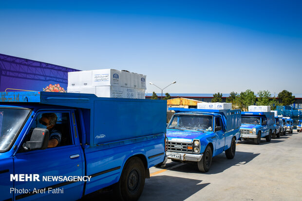 آییین افتتحاح طرح احسان رمضان