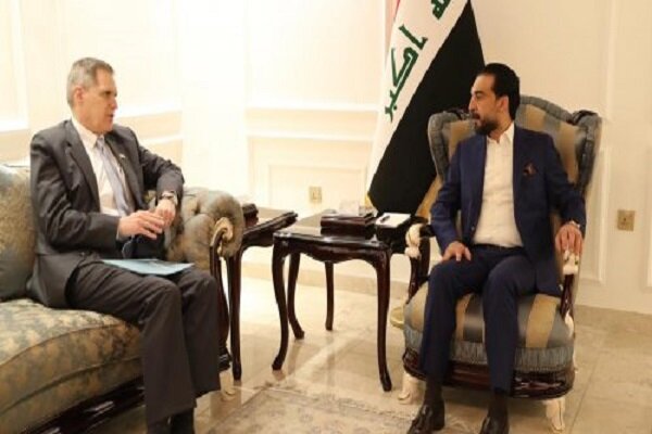 رایزنی رئیس پارلمان عراق با سفیر آمریکا در بغداد