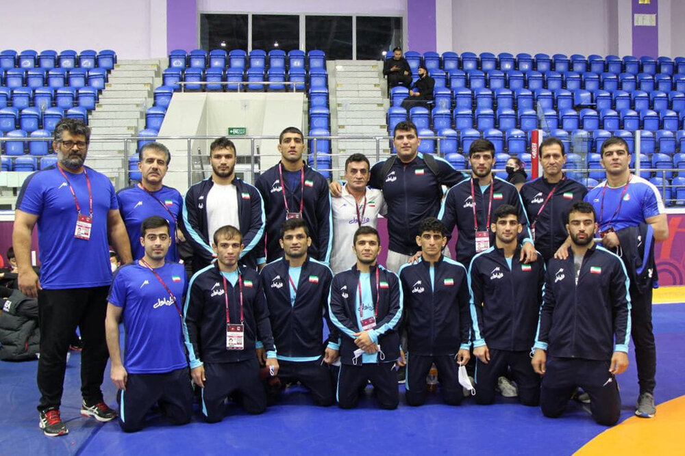 Iran's Greco-Roman team ranks 1st in Asian Athletics