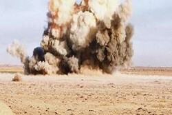 ۲ کشته بر اثر انفجار مین برجای مانده از داعش در شمال غرب تدمر سوریه