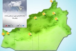 بارش و رگبار پراکنده در غرب و ارتفاعات استان سمنان