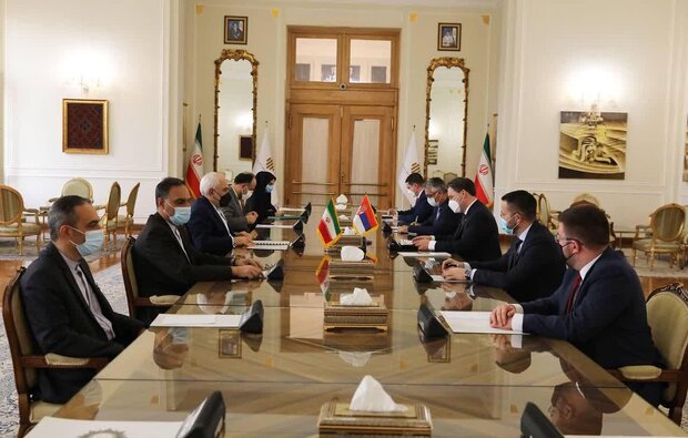 وزیران امور خارجه ایران و صربستان دیدار کردند