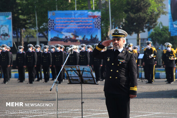 مراسم گرامیداشت روز ارتش در نیروی دریایی رشت