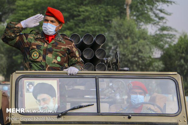 Armed Forces parade in 1st Naval Zone of Army Navy Force