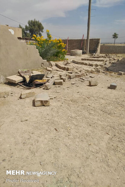 خسارات زلزله در بوشهر