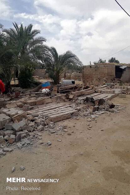 خسارات زلزله در بوشهر