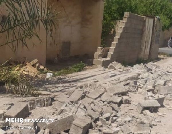 اولین تصاویر از خسارت‌های زلزله در شهرستان گناوه