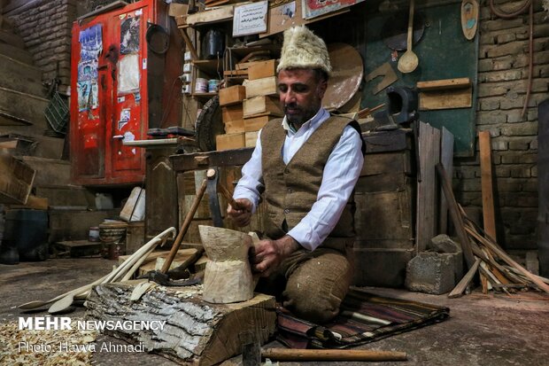 Woodcarving in north of Iran, Mazandaran
