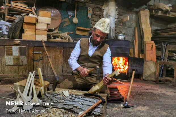 Woodcarving in north of Iran, Mazandaran