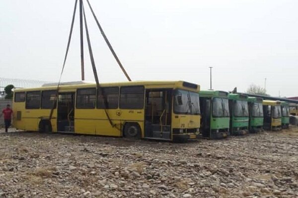 استرداد اتوبوس های ناوگان شهری رشت از سازمان اتوبوسرانی قزوین