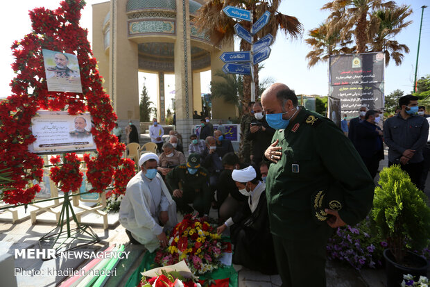 مراسم یادبود سردار شهید سیدمحمد حجازی -اصفهان