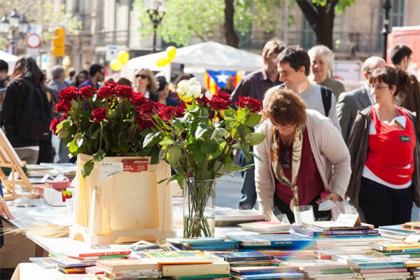 سن جوردی؛ جشن گل، عشق و کتاب در بارسلونا