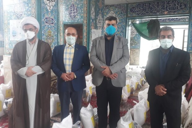 اجرای رزمایش ضیافت الهی و توزیع کمک مومنانه در نوشهر