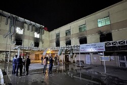 افزایش شمار قربانیان حادثه آتش‌سوزی بیمارستان «بغداد» به ۸۲ نفر