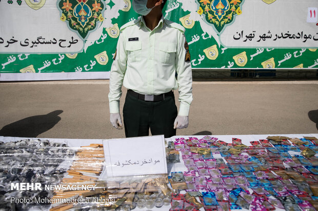 اجرای طرح ظفر کشف مواد مخدر پلیس مبارزه با مواد مخدر پایتخت