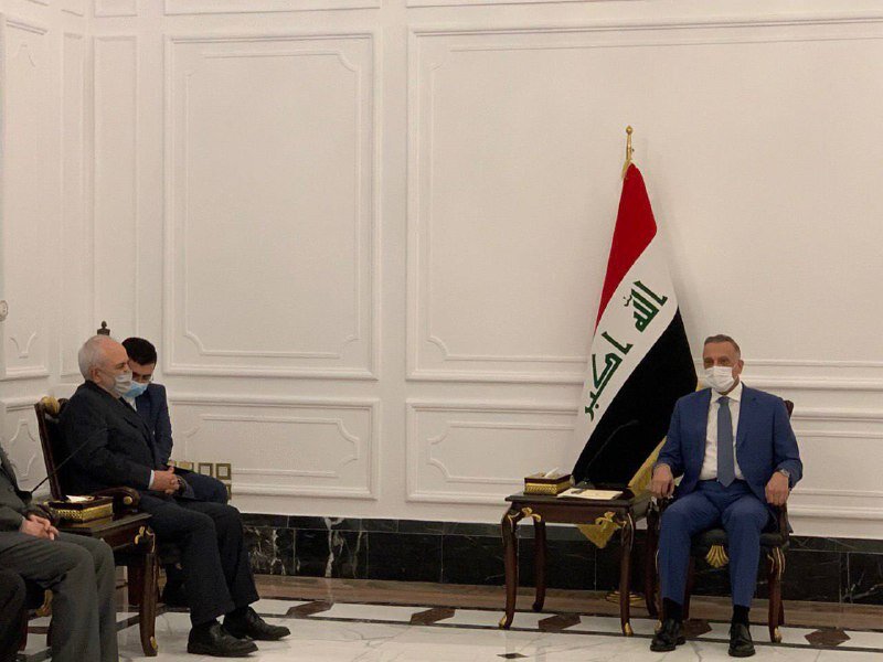 ظریف با نخست وزیر عراق دیدار و گفتگو کرد