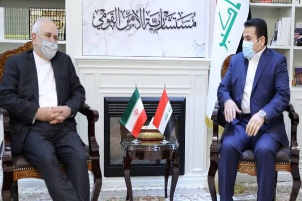 FM Zarif meets with Iraq's natl. security adviser al-Araji