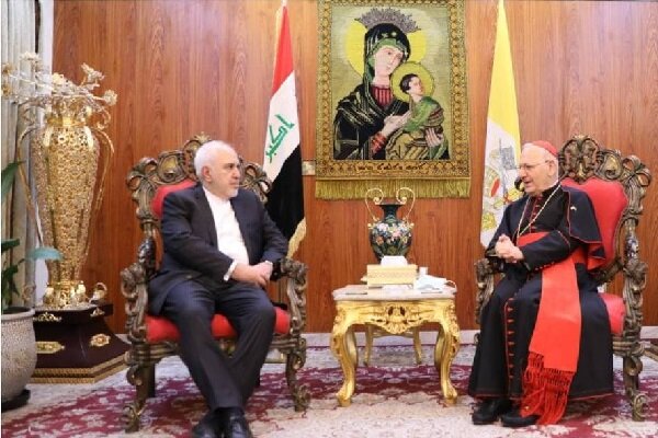 Zarif meets with patriarch of Chaldean Catholic Church