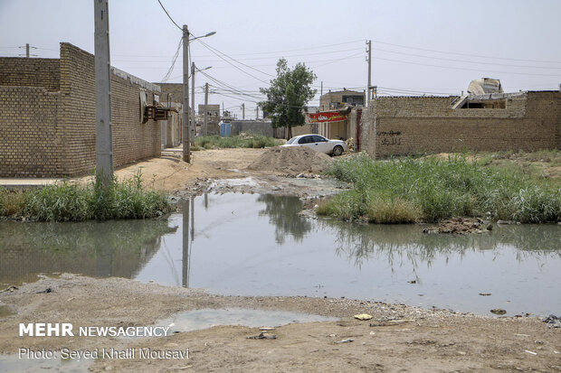 گلدشت در محاصره فاضلاب