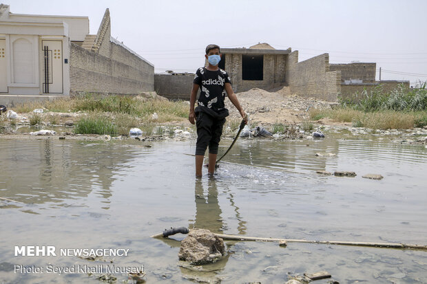 گلدشت در محاصره فاضلاب