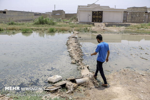 گلدشت در محاصره فاضلاب