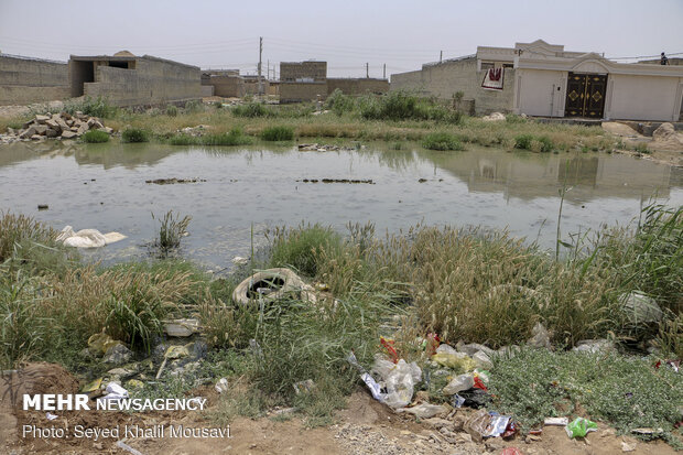 گلدشت در محاصره فاضلاب