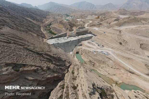 پیشرفت فیزیکی پروژه سد باغان استان بوشهر به ۴۳ درصد رسید