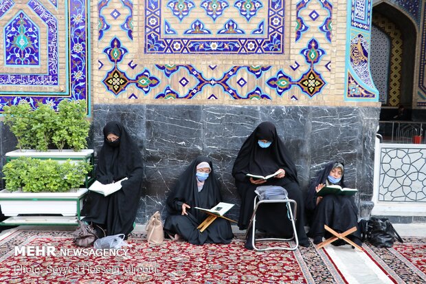 Recitation of Holy Quran in Imam Reza (PBUH) holy shrine 