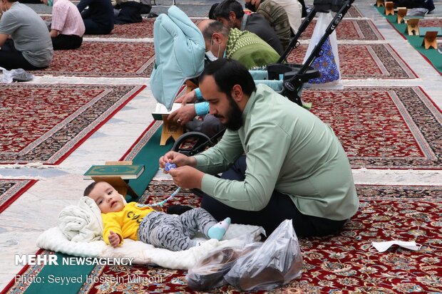 Recitation of Holy Quran in Imam Reza (PBUH) holy shrine 