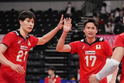 پیروزی تیم والیبال ژاپن در نخستین تست المپیک