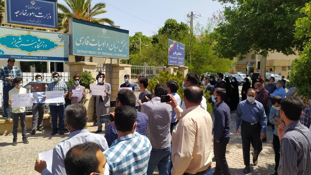 تجدید بیعت مردم و دانشجویان شیراز با آرمان‌های سردار دل‌ها