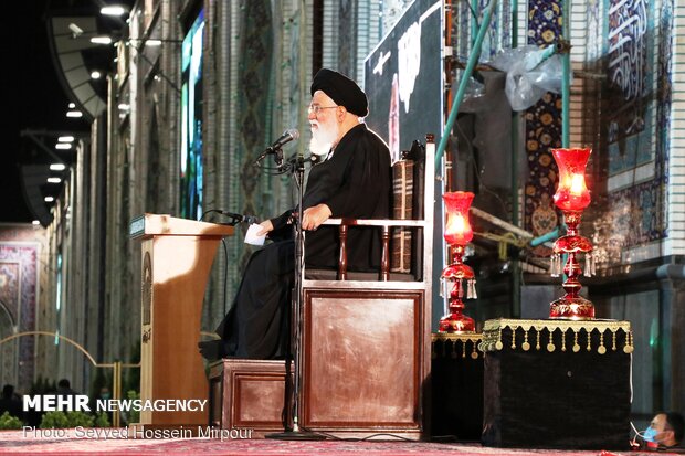 19th night of Ramadan observed in Imam Reza (PBUH) shrine