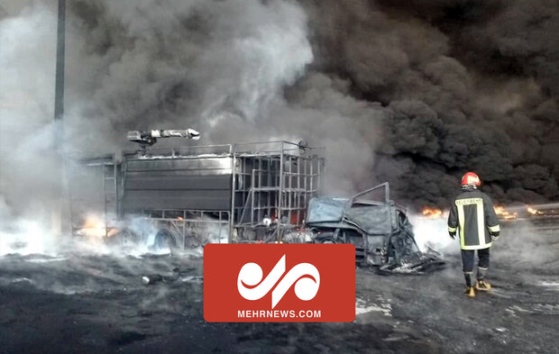 VIDEO: Fire breaks out at industrial city in Qom