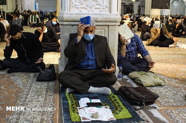 مراسم احیای شب نوزدهم ماه مبارک رمضان در مصلی امام خمینی(ره) اردبیل